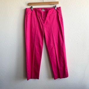 Lilly Pulitzer Pink Cropped Palm Beach Pants